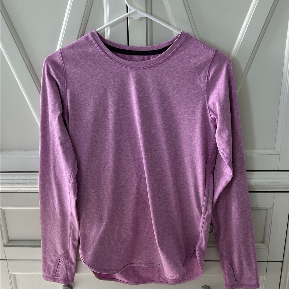 Athleta Men's Long-Sleeve Crew in Lavender